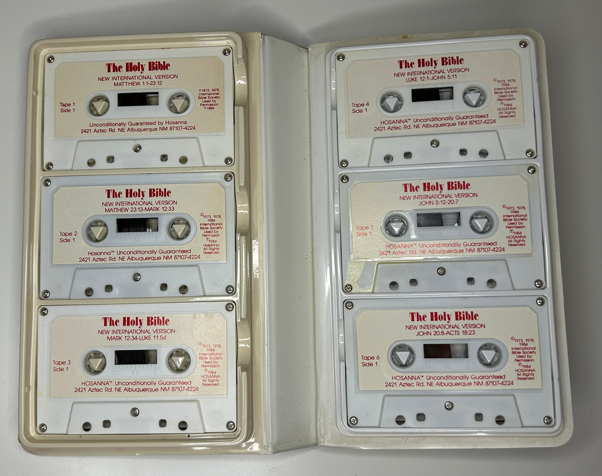 The Bible on Cassette Set of 12 Tapes