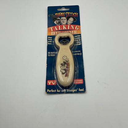 2003 Vintage The Three Stooges Talking Beer Bottle Opener