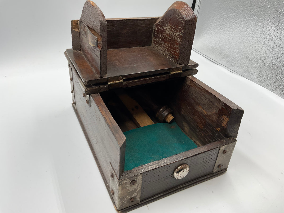 Antique Wooden Cash Register Till