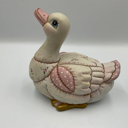 Vintage 1987 Porcelain Duck By Geo Z. Lefton