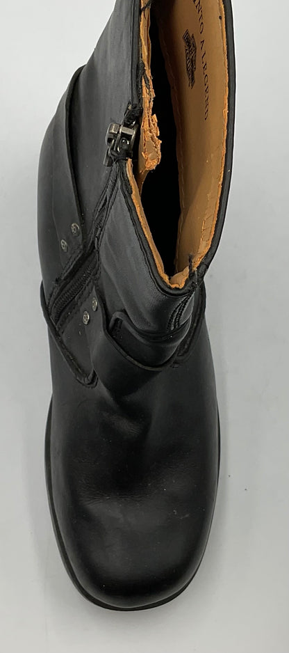 Harley Davidson Women's Leather Boots Medium Black Ashby Size 7 and a Half
