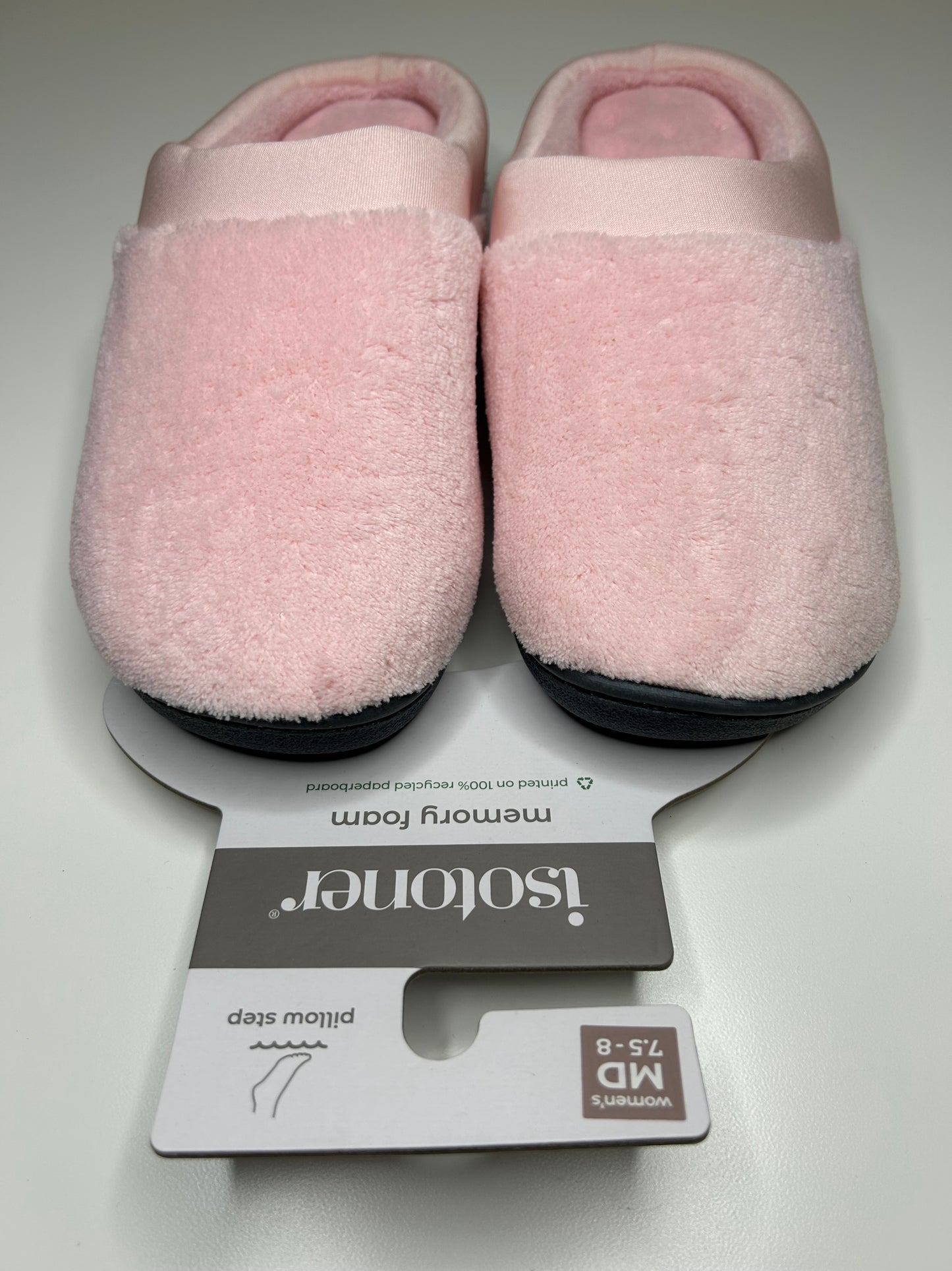Isotoner Women's Pink Slippers-Medium