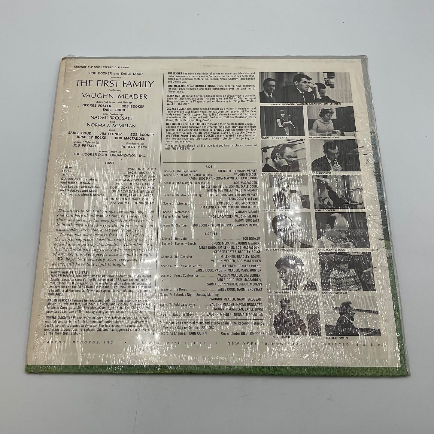The First Family featuring Vaughn Meader Vinyl Record
