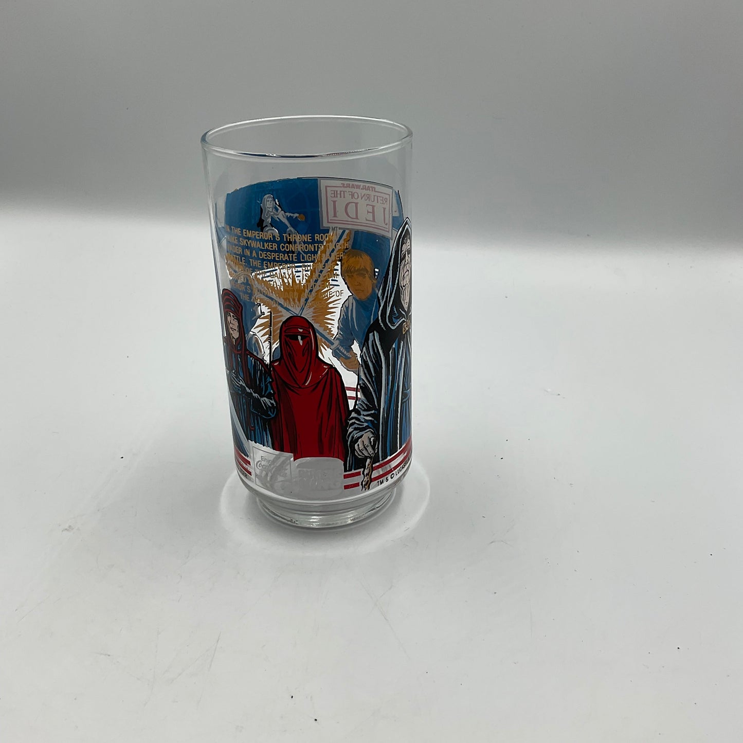 Star Wars Return of the Jedi Drinking Glasses 1983 Burger King