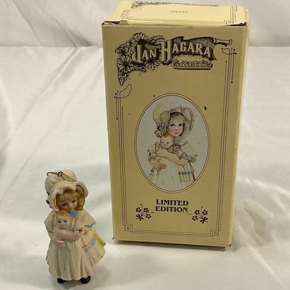 Jan Hagara "Missy and Her Baby" Vintage 1984 Limited Edition Porcelain Figurine with Original Box