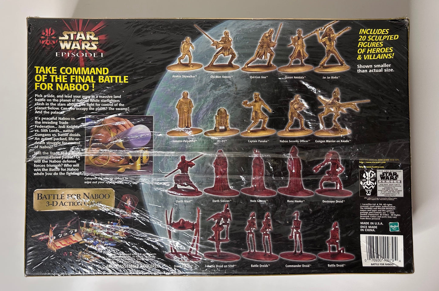 Star Wars Episode I Battle for Naboo 3-D Action Game New