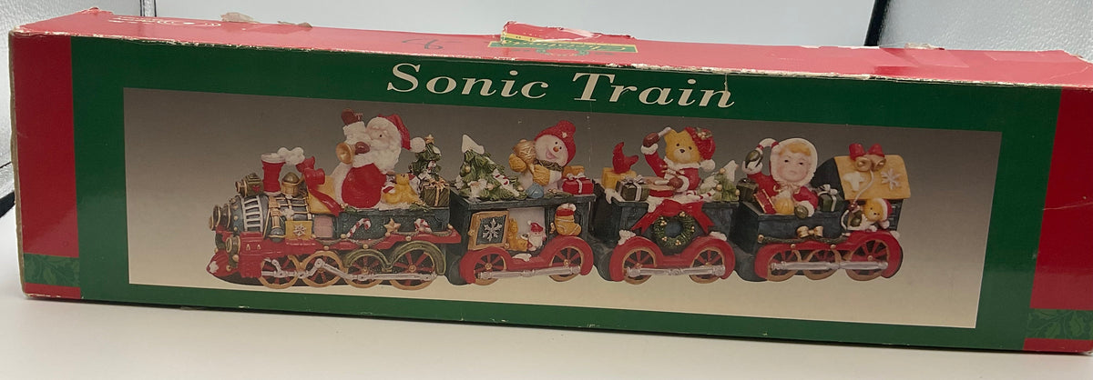 Sonic Train Christmas Tabletop Decoration