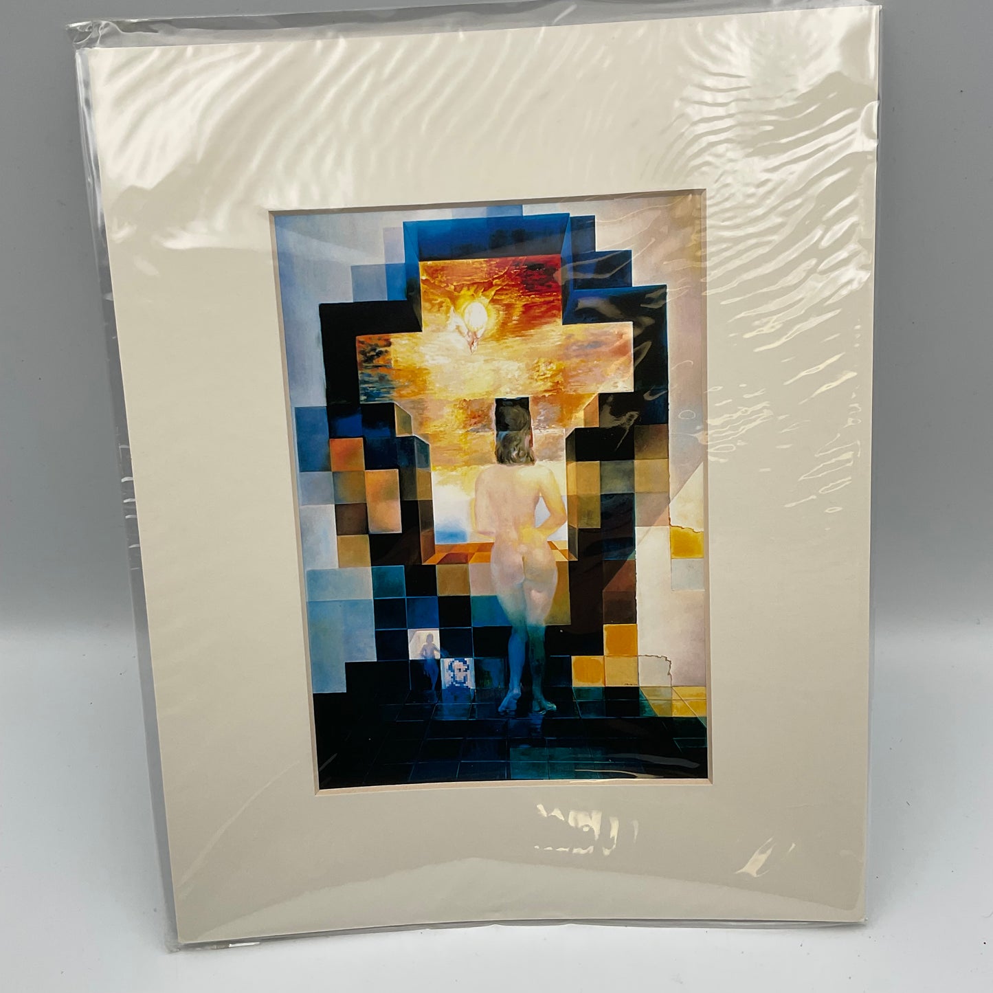 Salvador Dali Museum Reprint Gala Contemplating Mediterranean Sea Lincoln Portrait