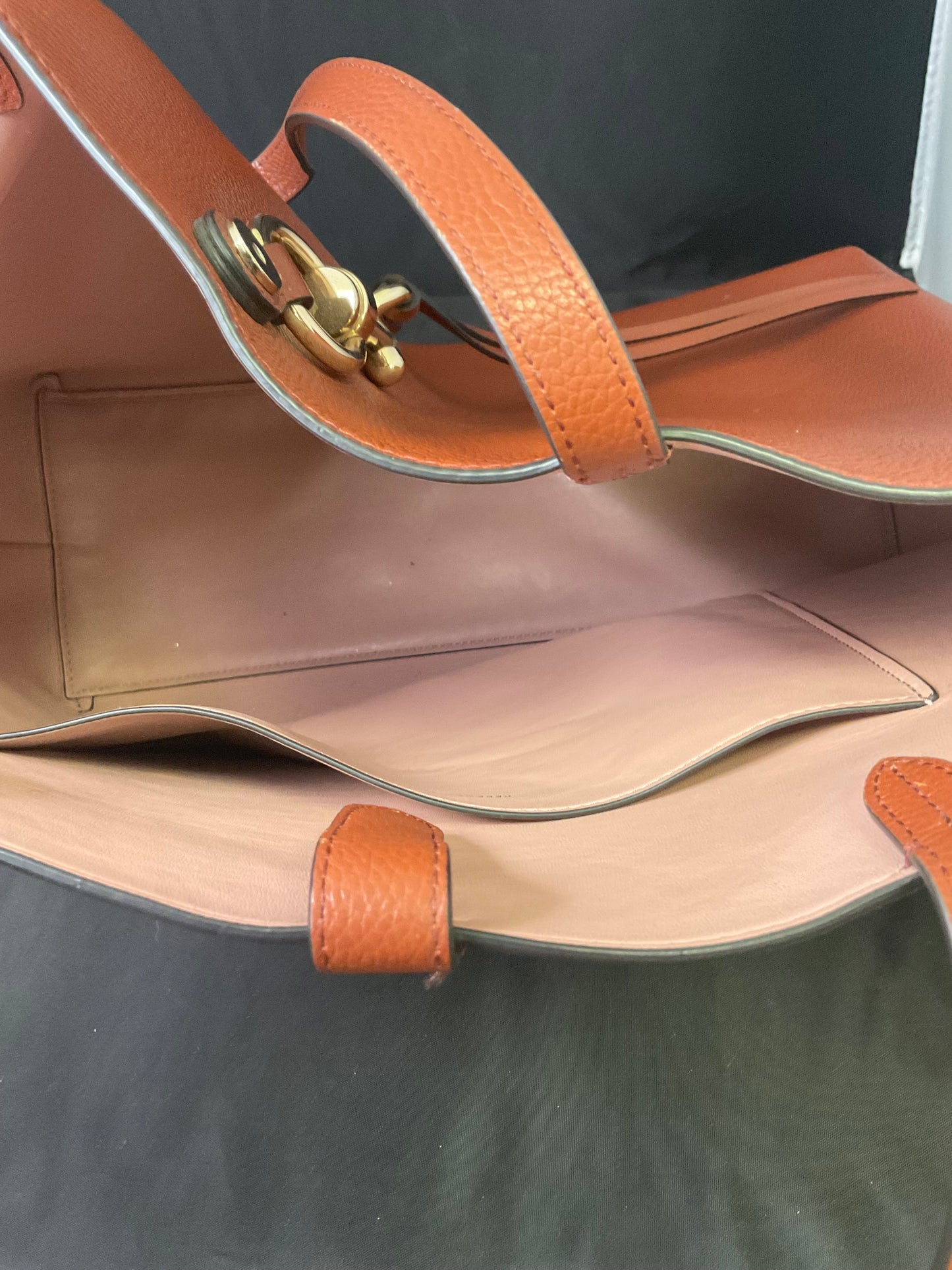 Rebecca Minkoff Orange Leather Shoulder Bag