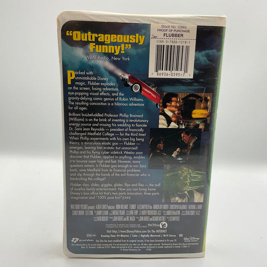 Disney’s Flubber VHS vintage Tape 1998