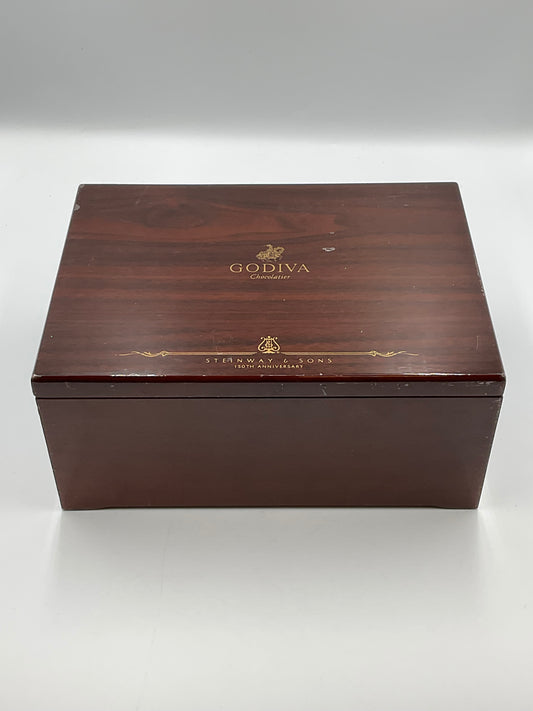 Steinway Godiva Vintage 2003 Wooden Jewelry Box 150th Anniversary Music Box Fur Elise