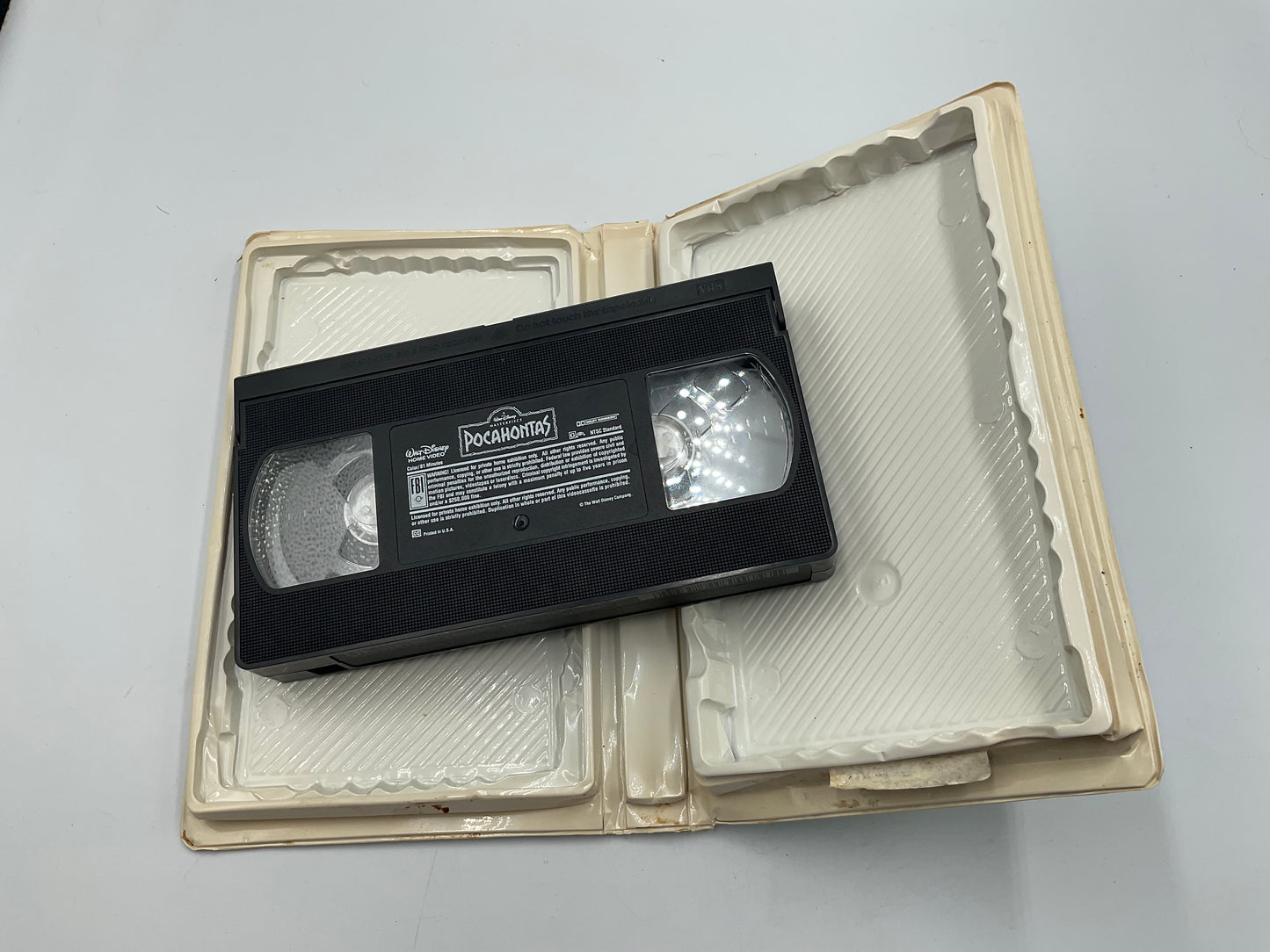 Walt Disney’s Pocahontas VHS Tape 1996 Video Cassette