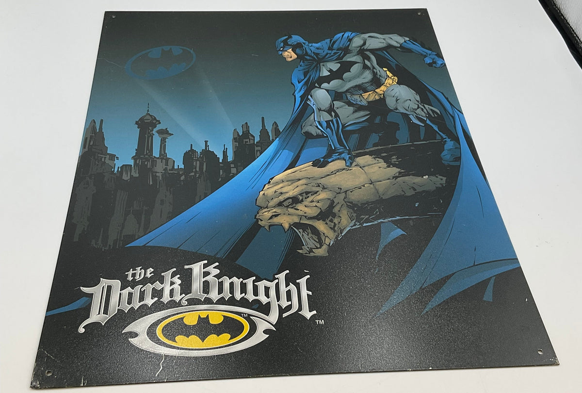 Batman The Dark Knight Metal Tin Sign Gargoyle Gotham City Wall Art