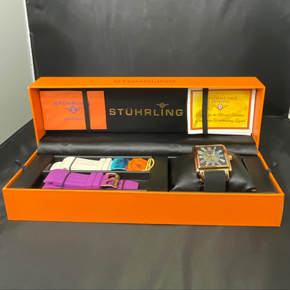 Stührling Lady Ozzie Sport 149GL Automatic 38mm Skeleton Watch
