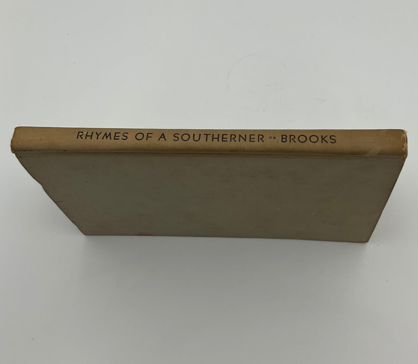 Rhymes of a Southerner By Charles Walker Brooks 1936 Book Signed