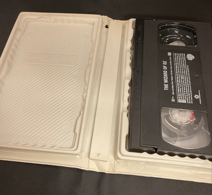 Warner Bros. The Wizard of Oz Vintage VHS Tape Case Damaged