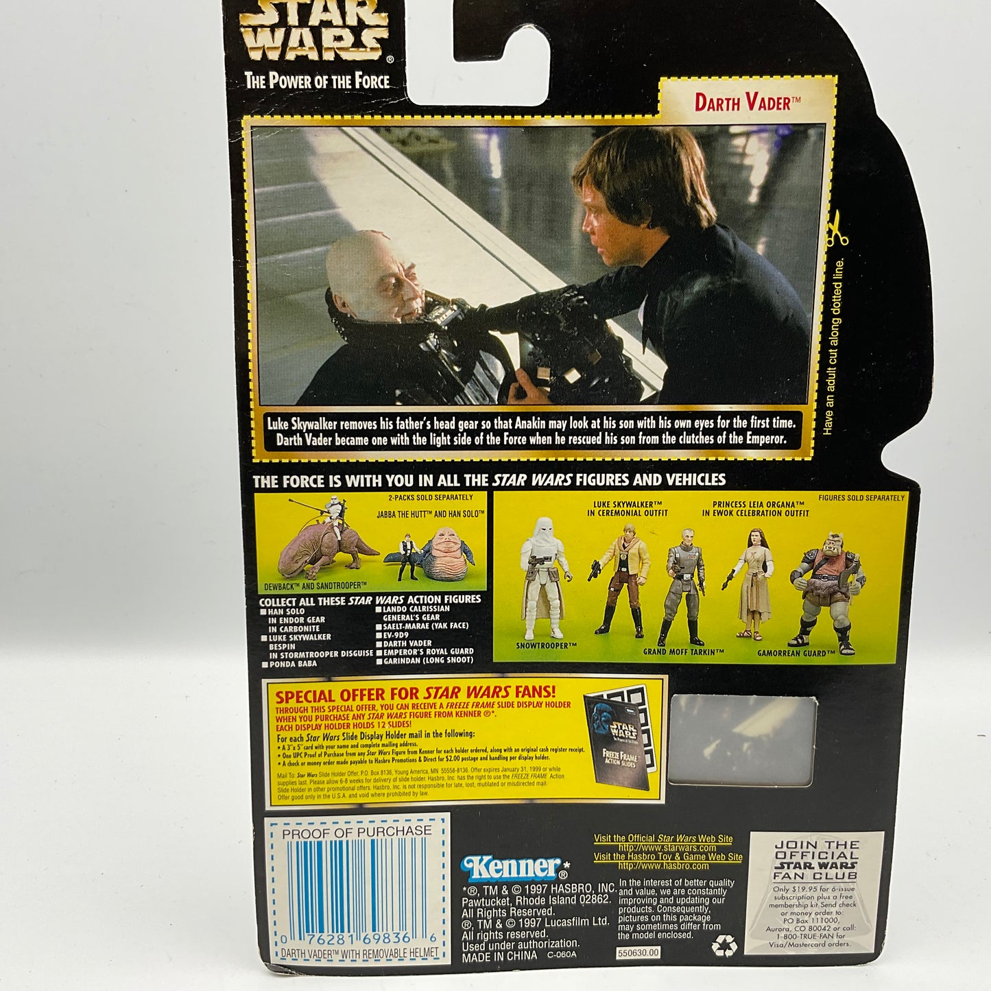 Star Wars The Kenner Collection The Power of The Force Darth Vader