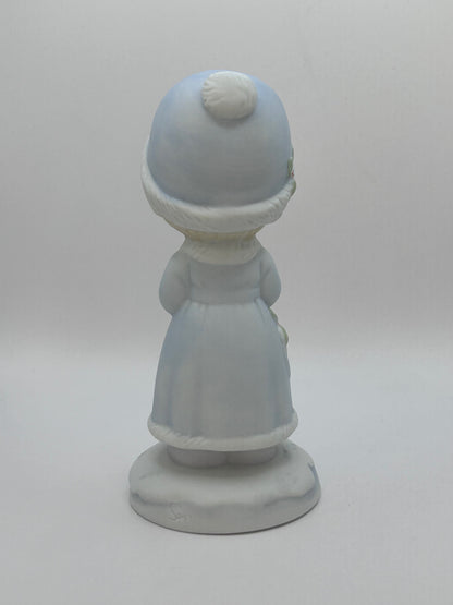 Precious Moments Vintage 1991 May Your Christmas Be Merry Special Issue Porcelain Figurine