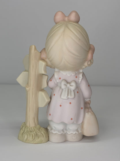 Precious Moments Vintage 1993 Symbol of Membership Loving Caring and Sharing Along the Way