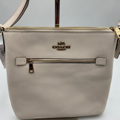 Coach Leather Rowan File Bag IM/Chalk Off White Crossbody New with Tags NWT