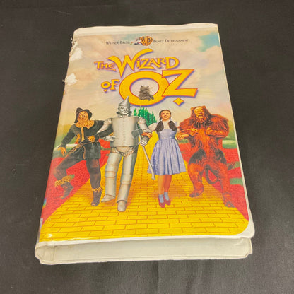 Warner Bros. The Wizard of Oz Vintage VHS Tape Case Damaged