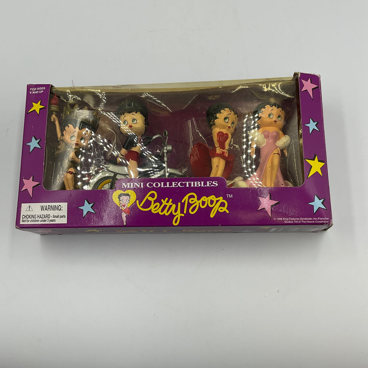 Vintage Betty Boop Mini Collectibles Unopened Figure Damaged Box