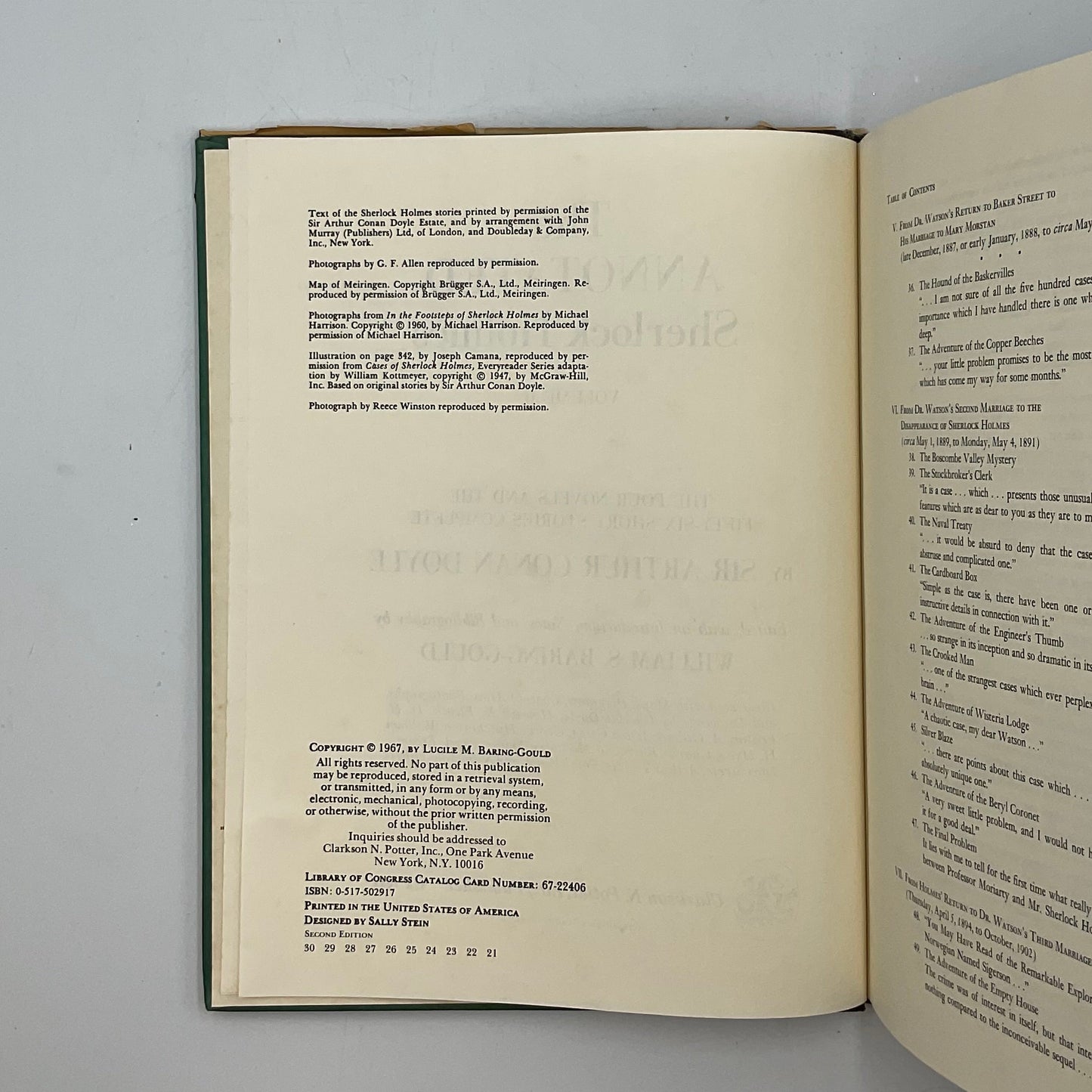 The Annotated Sherlock Holmes Volume ll Sir Arthur Conan Doyle Hardcover Book
