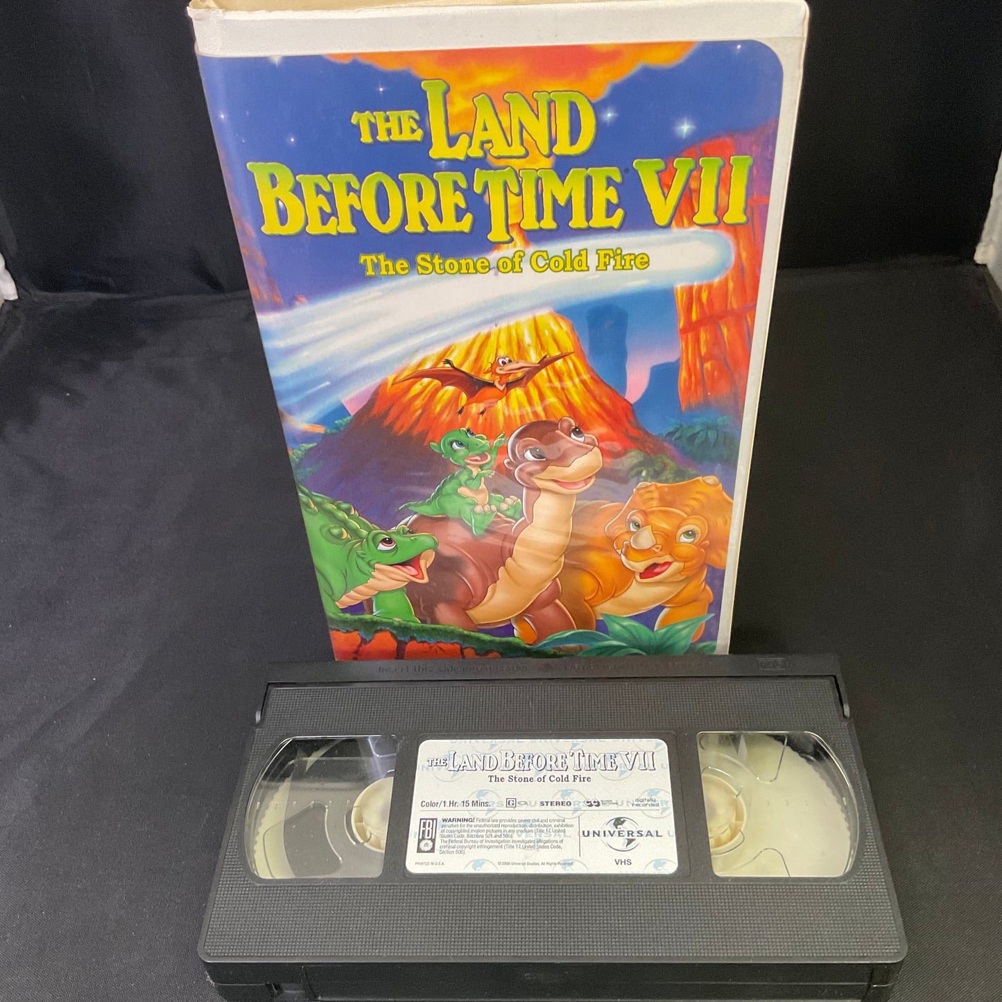 The Land Before Time VII The Stone of Cold Fire VHS Tape