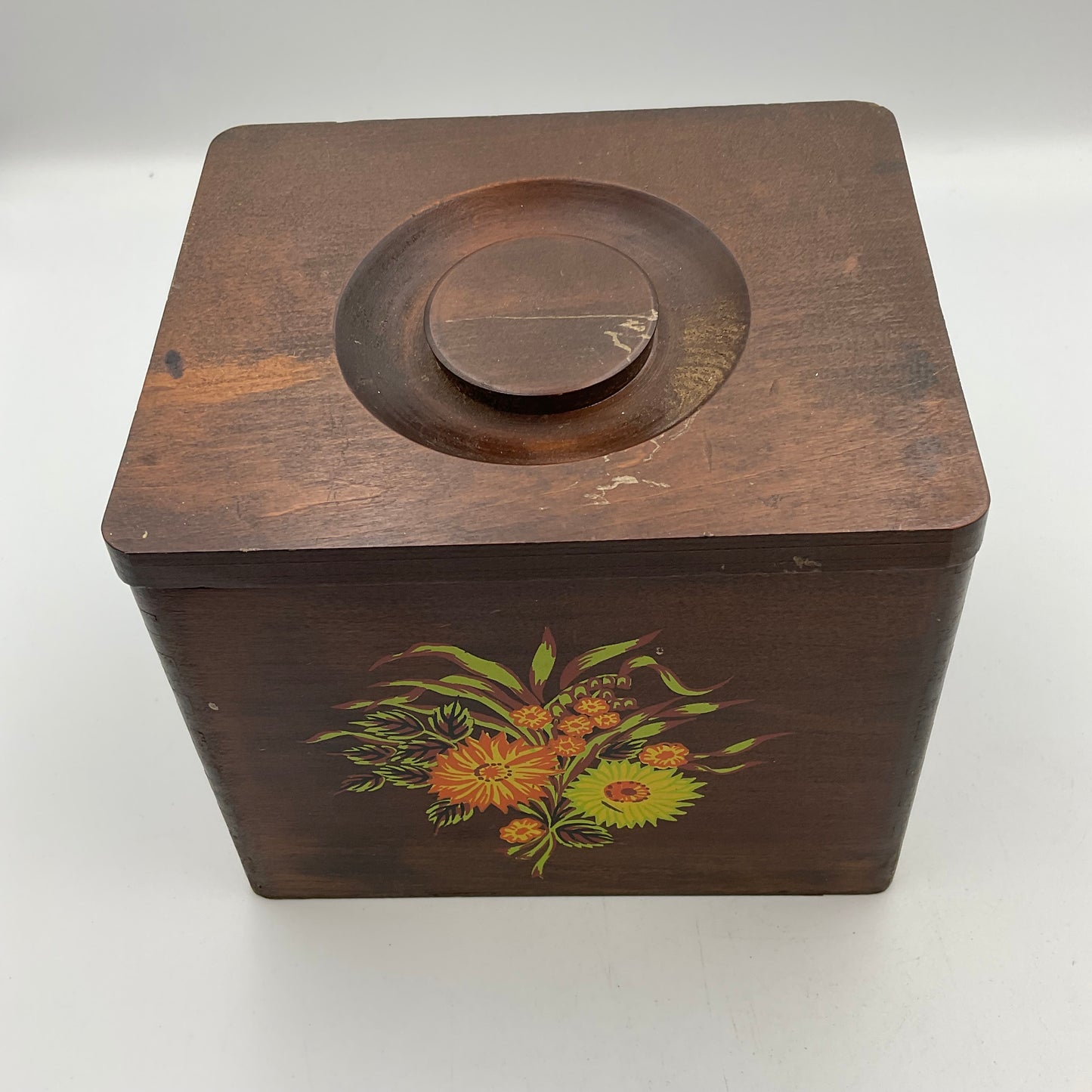 Vintage Wooden Nesting Canisters Made in Japan