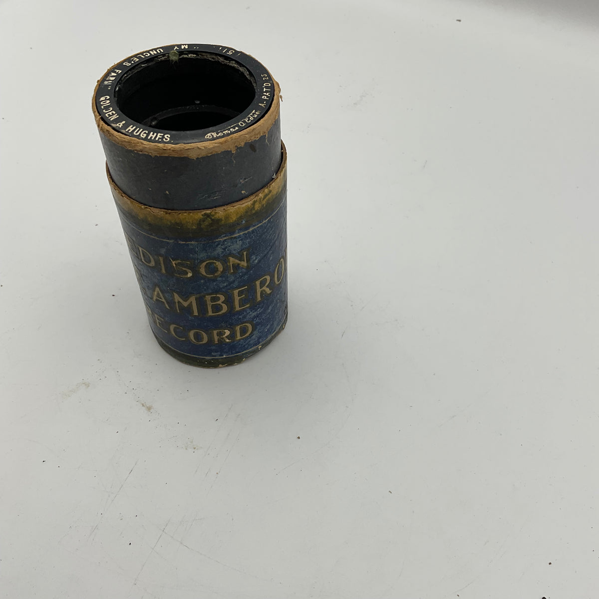 Vintage Edison Blue Amberol record 1912