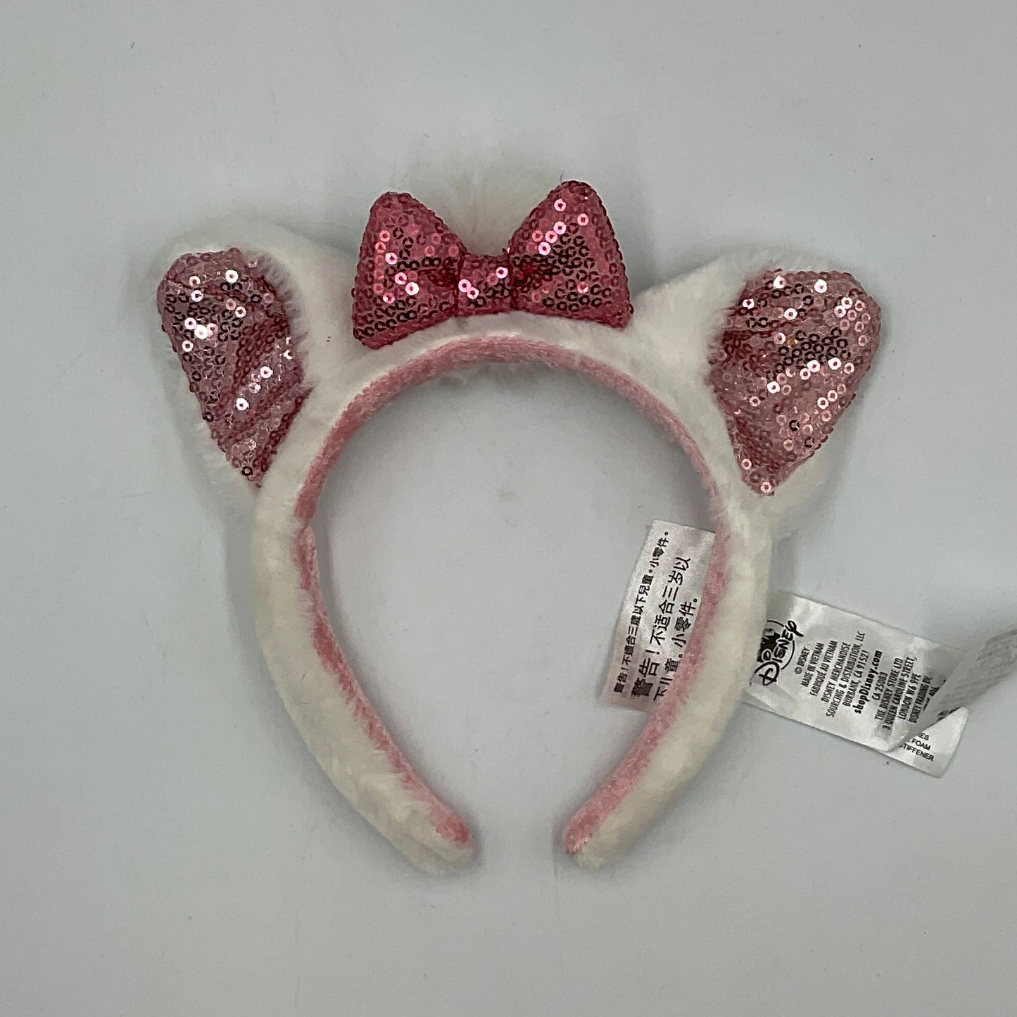 Ready JB Disney Parks Marie's White Cat Ears Headband