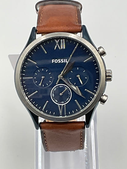 Fossil Fenmore Multi Function Quartz Watch New Battery Working Condition