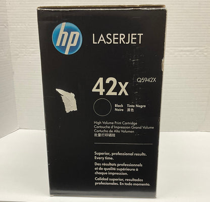 HP LaserJet Printer 42X Black High Yield Toner Cartridge Brand New in Original Box