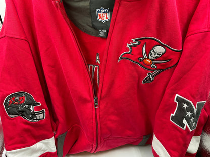 Tampa Bay Buccaneers Zip Up Hoodie Size 3XL XXXL