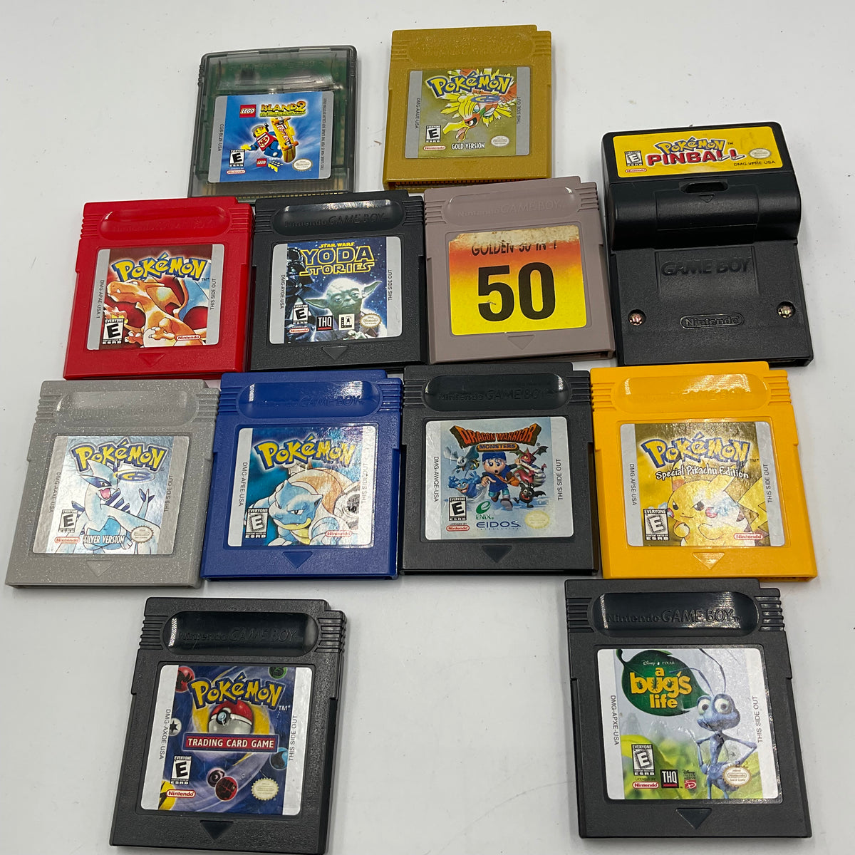 Game Boy Game Cartridges (12 Total )
