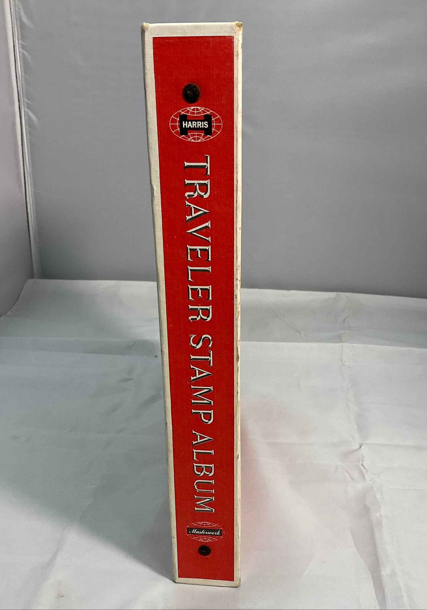 Traveler Stamp Album for International Postage Stamp Collectors Partially Full Incomplete