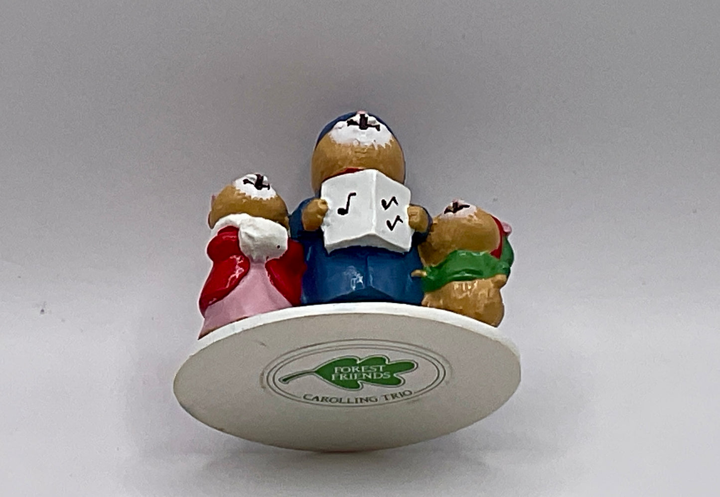 NEEDS WEIGHT Avon Forest Friends Caroling Trio