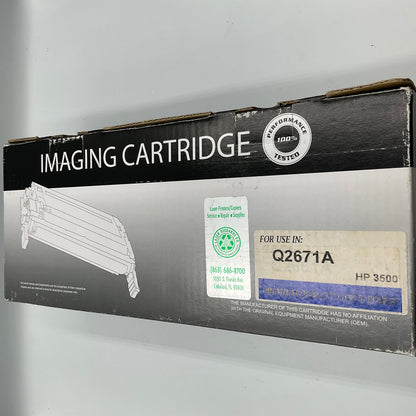 Premium Quality Laser Toner Printer Imaging Cartridge Blue Cyan Q2671A HP3500