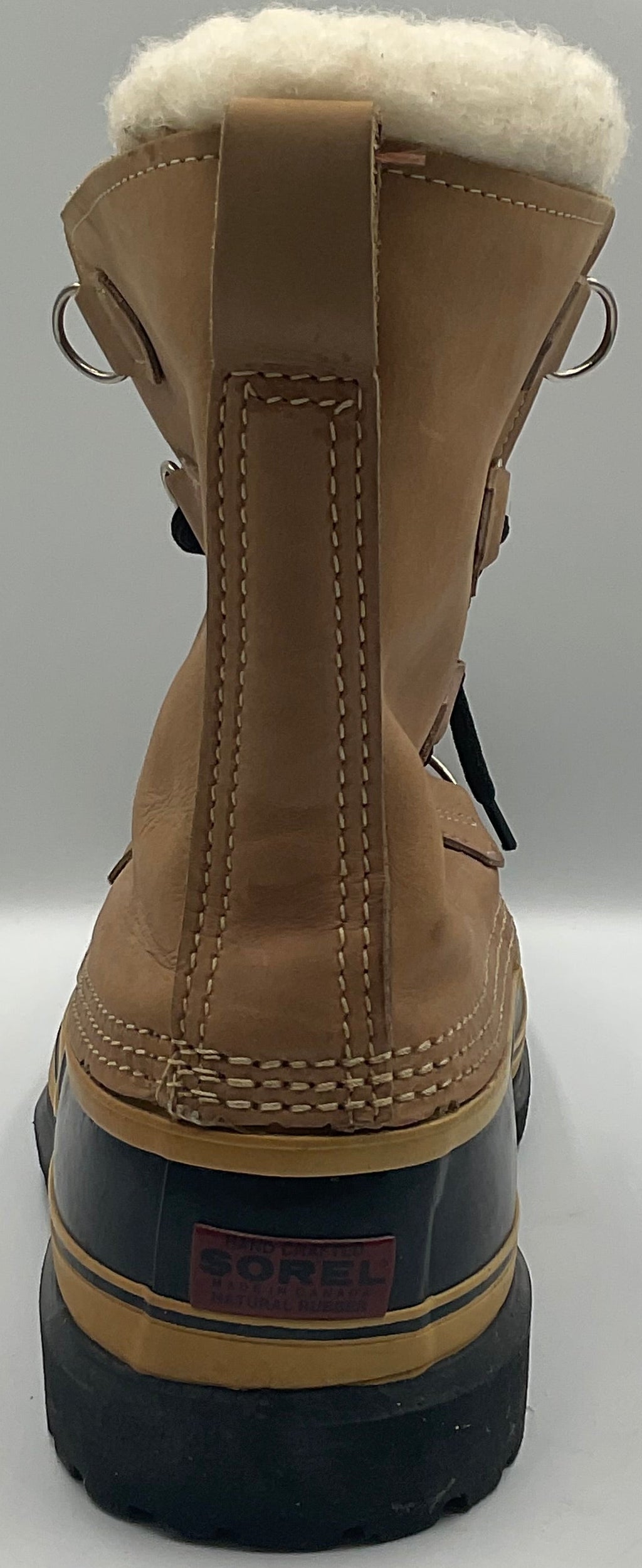 SOREL Caribou Buff Brown Waterproof Winter Snow Boots Size 12