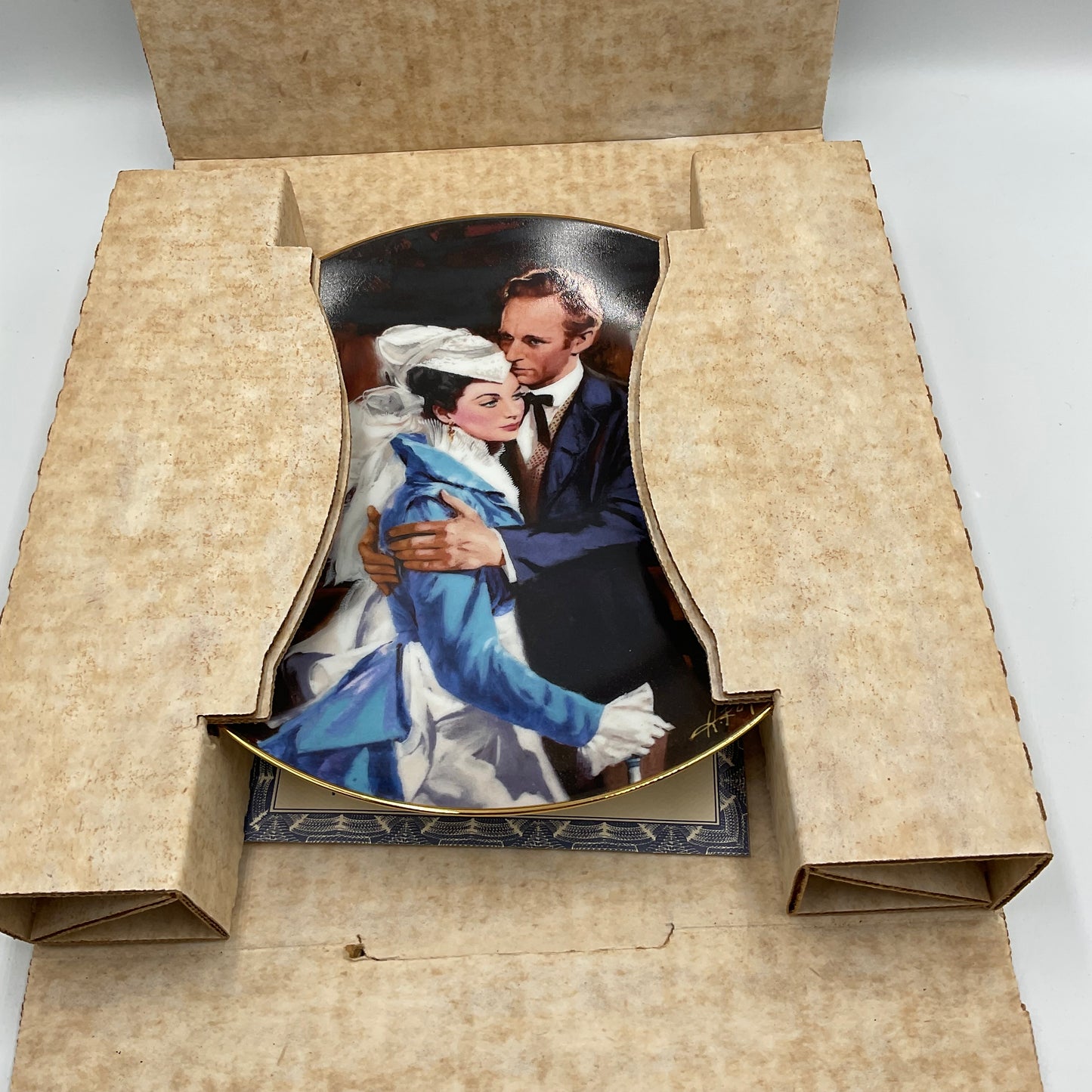 W.L. George Bradford Exchange Limited Edition Question of Honor Vintage 1989 Box COA