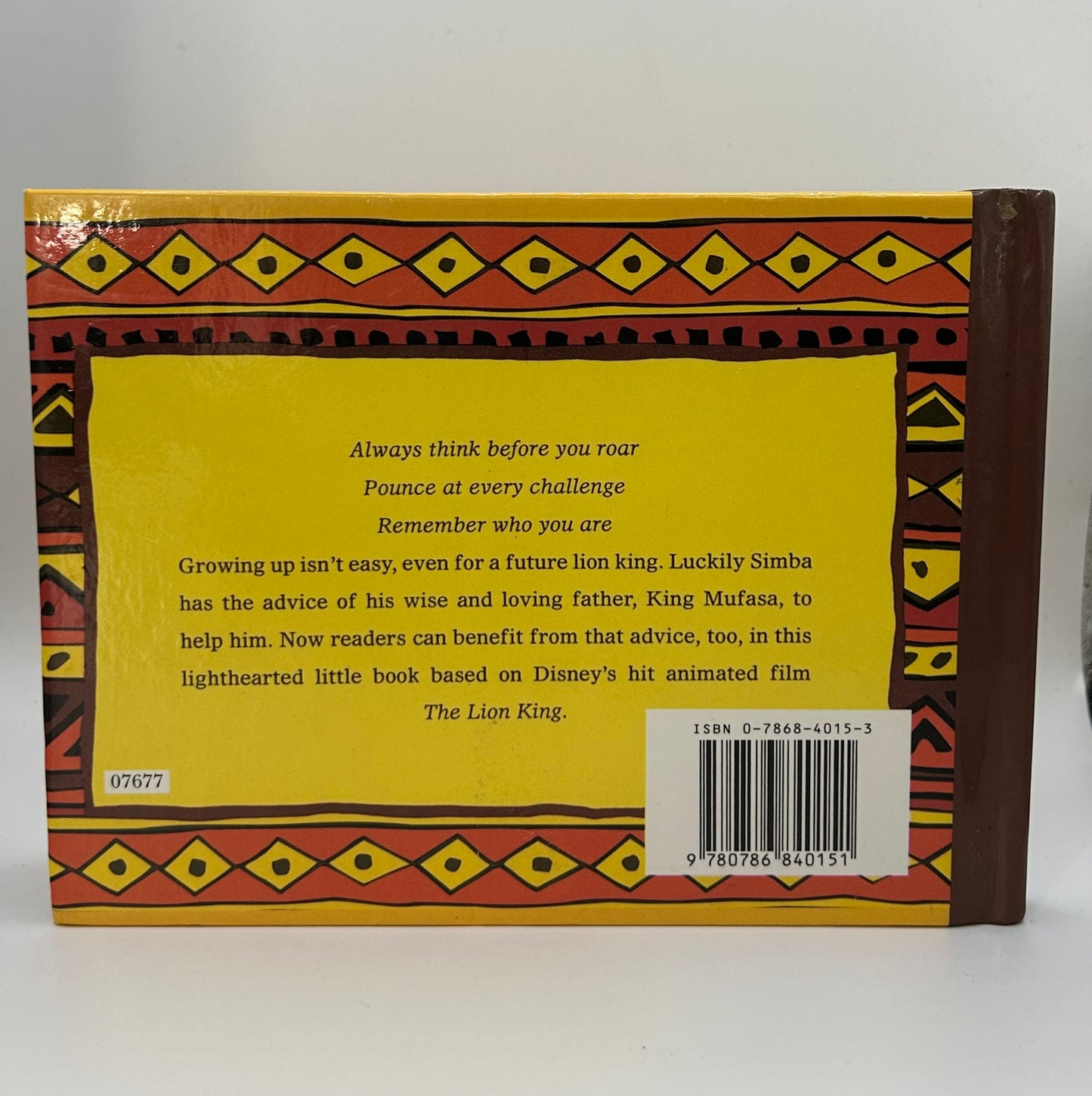 The Lion King Mufasa's Little Instruction Book Hardback