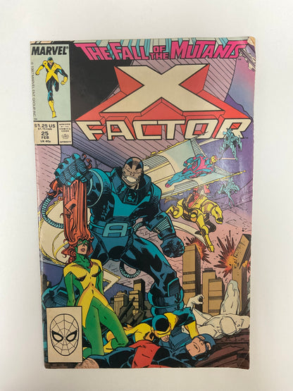 Fall of Mutants X Factor Hourseman of Apocalypse 1988 Marvel Comic Book