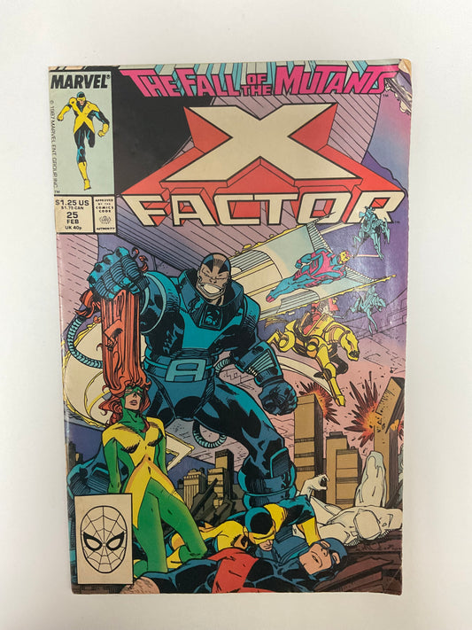 Fall of Mutants X Factor Hourseman of Apocalypse 1988 Marvel Comic Book