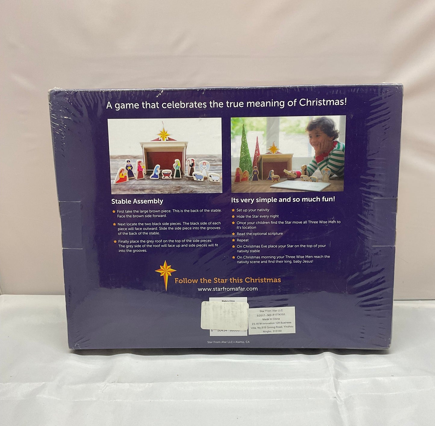 Christmas Star From Afar Holiday Game by Star Kids Company New in Box