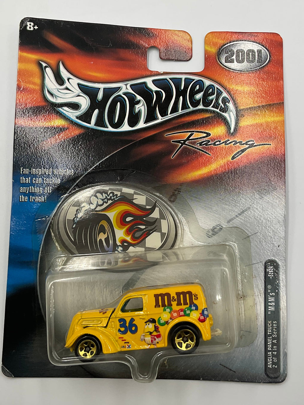 Hot Wheels Anglia Panel Truck #36 M&M's 2001 Pro Racing