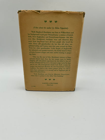 Vintage The Pennsylvania Dutch Cook Book by Ruth Hutchison Harper Hardcover