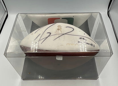 Ray Lewis Autographed University of Miami Hurricanes Football W Certificate of Authenticity