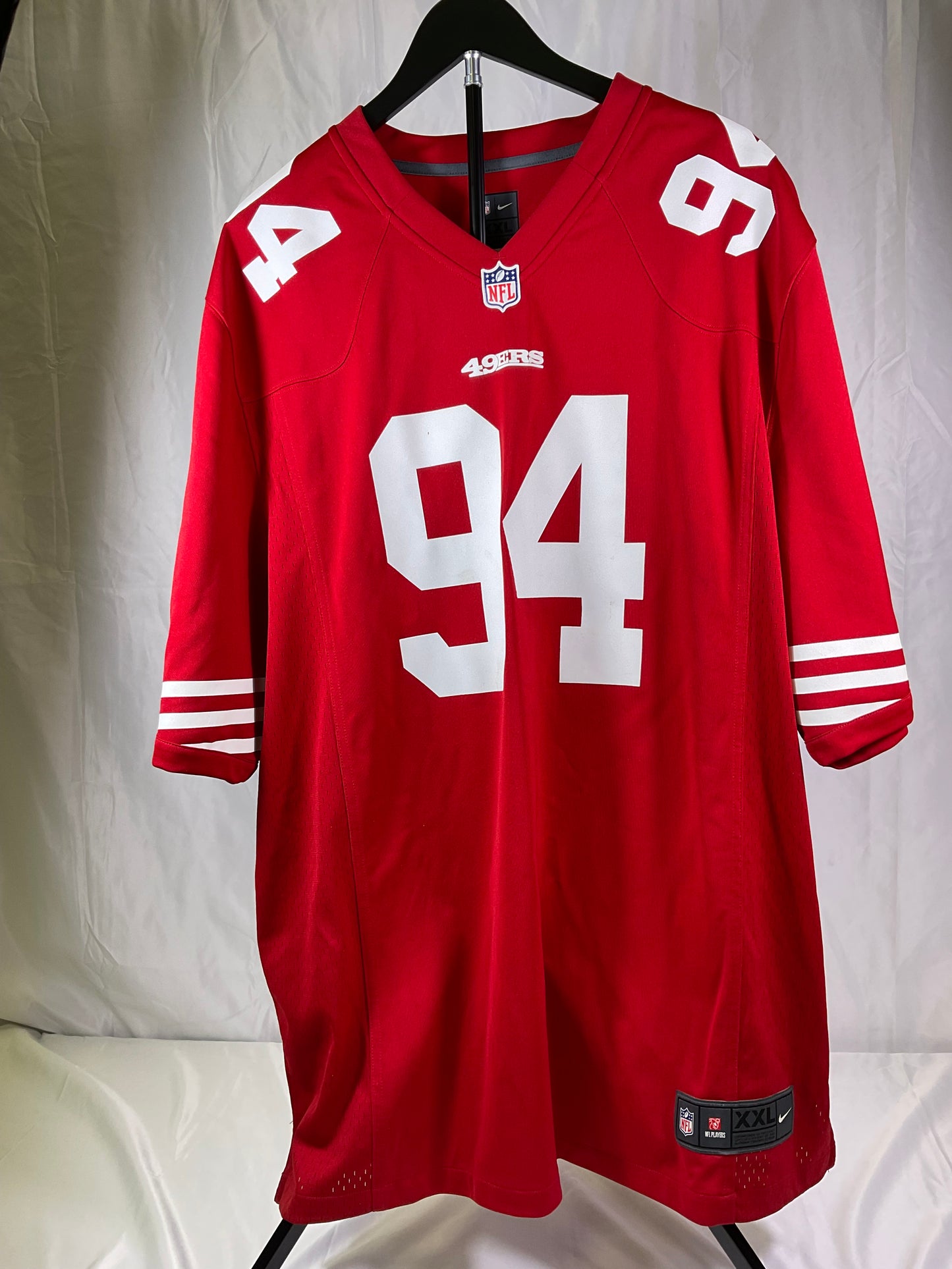 Justin Smith San Francisco 49ers NFL Licensed Nike Jersey #94 Size XXL New Without Tags
