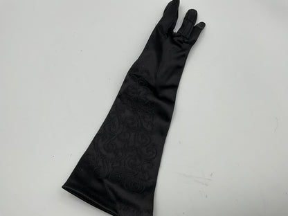 Vintage Black opera-length evening gloves