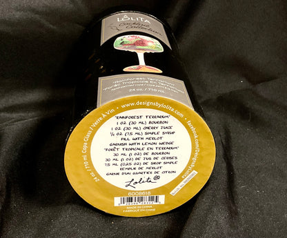 Lolita Cocktail Collection Artisan Hand-Painted Wine Glass Rainforest Terrarium Copa Goblet Style Cup Brand New in Original Package